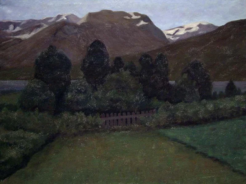 1856-Michaloff Wigdehl - Paesaggio tratto da Sogno - Museo Nazionale di Arte, Architettura e Design